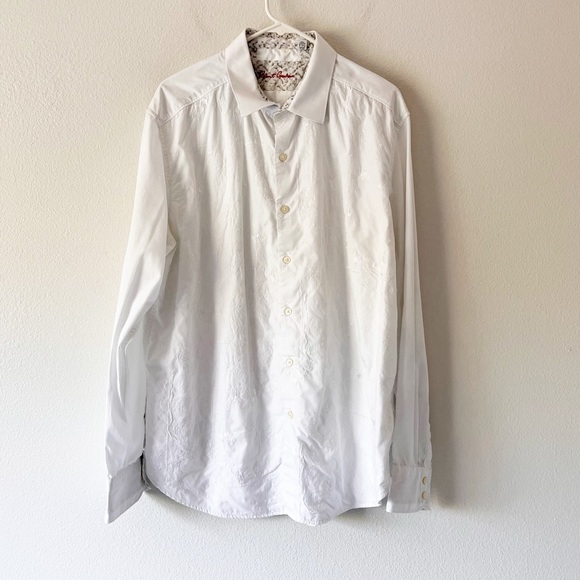 Robert Graham White Button Down Shirt Size 2XL - Picture 1 of 13